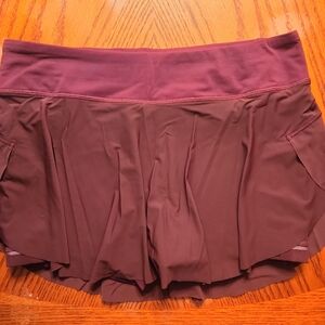 lululemon athletica Plum Skorts